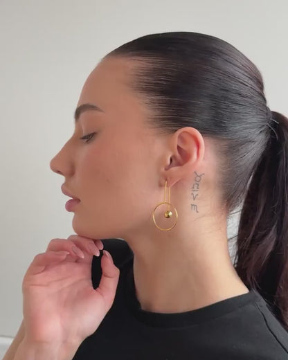 worn on model — video