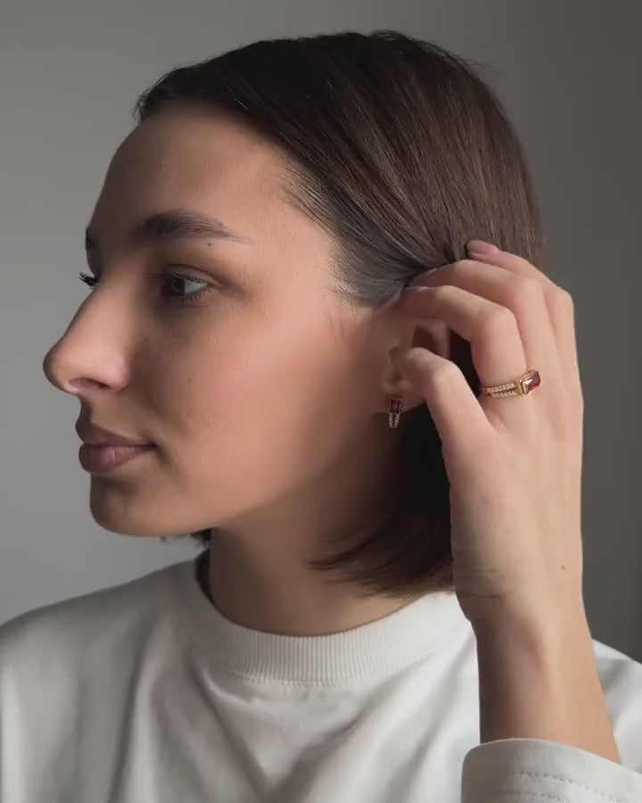 worn on model — video