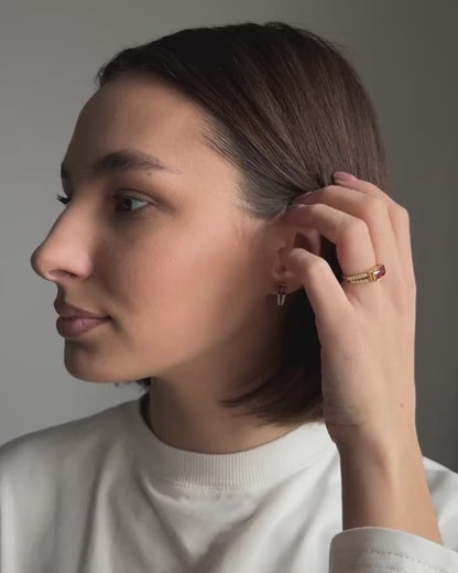 worn on model — video