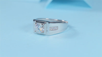 Moissanite Ring | Temperament | Sterling Silver
