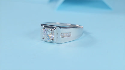 Moissanite Ring | Temperament | Sterling Silver