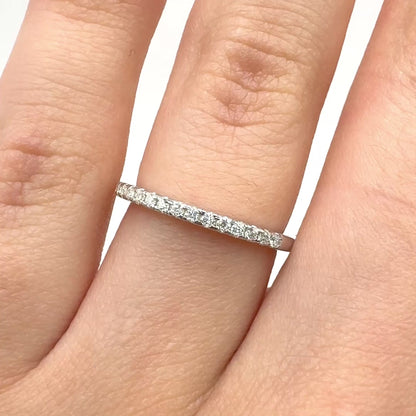 Moissanite Engagement Ring | Star Walk | Sterling Silver