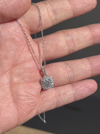 Moissanite Pendant Necklace | Universe | Sterling Silver