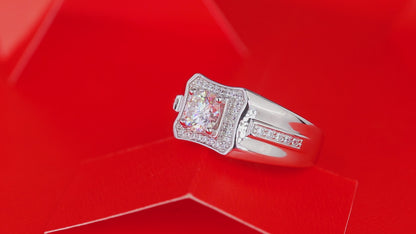 Moissanite Ring | Incredibility | Sterling Silver